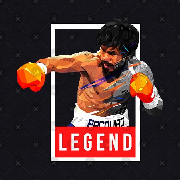 Manny Pacquiao Low Poly by pxl_g